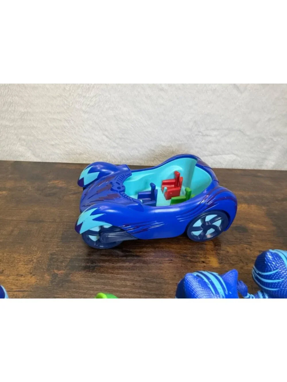 PJ Masks Catboy Car Toy Set With Figures & Plush - 7-Piece Play Bundle